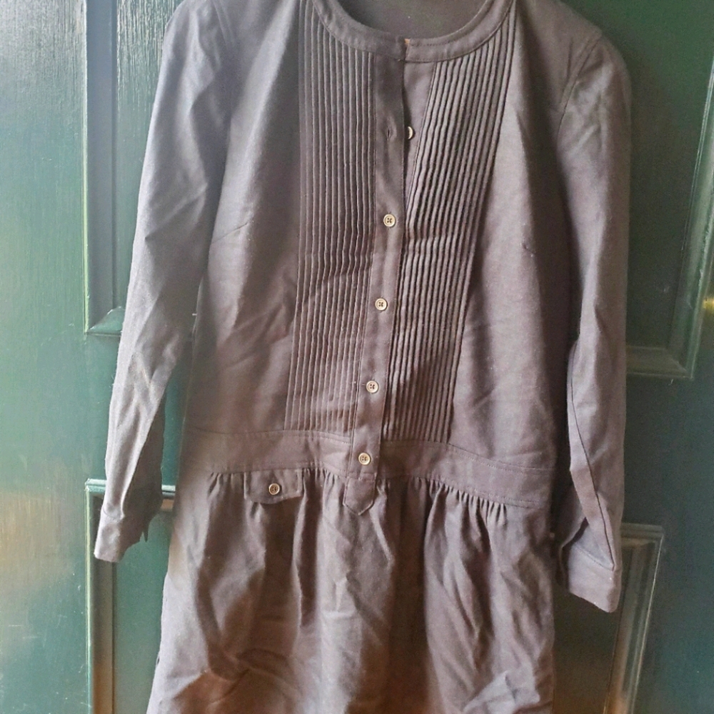 J. Crew Wool Blend Dropwaist Dress